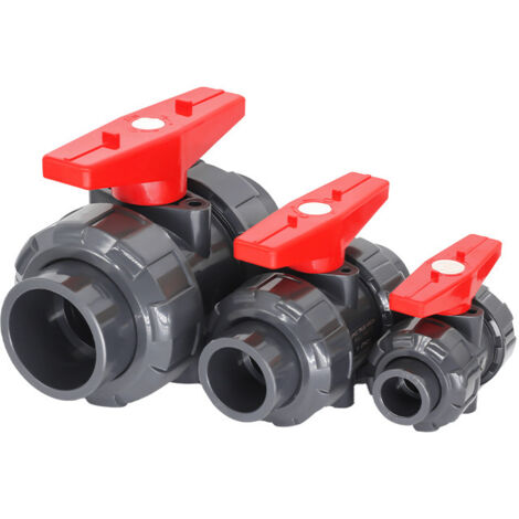 Vanne à Boisseau Sphérique PVC Pression – Diamètre 40 Mm, à Coller, Marque Plasson