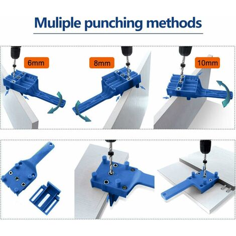 Kit De Gabarit De Perçage Ajustable 6 Pièces JidRMC - Neuf, Pour Bricolage Précis