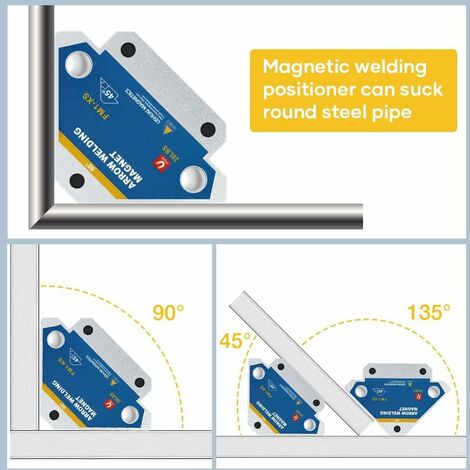 Aimant De Masse Pour Poste à Souder Asta A-SMW3 - Force De Maintien 16 Kg - Diamètre 87 Mm