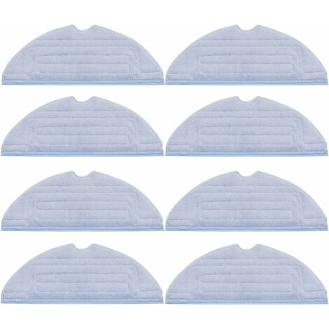 Lot de 8 lingettes de rechange pour Roborock S7 T7S T7S puls G10 accessoires, microfibre douce, lavable et réutilisable (1/5)