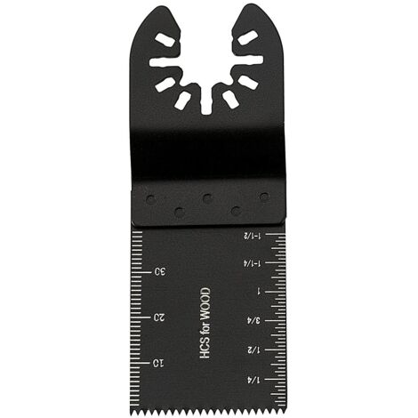 Lot De 5 Lames Pour Scie Oscillante - Longueur 34 Mm En Acier Carbone - Multi-matériaux