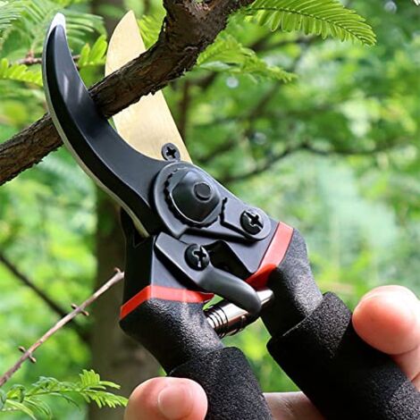 Trousse à Outils Pour Sécateur - Pochette De Protection En Caoutchouc Noir - Neuve, Idéale Pour Jardinage