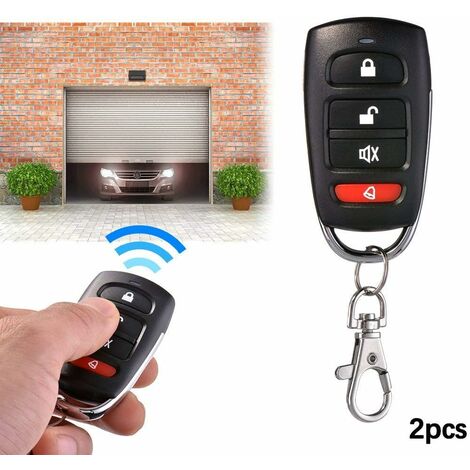4PCS Clonage télécommande,Porte de garage de remplacement universel portail électrique