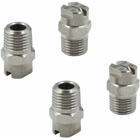 GOTHICANA BY EMPDouble Buse Turbo Rotative Pour Nettoyeur Haute Pression - Embout De Pulverisation 6 35 Mm 4000 Psi Buse Turbo Rotative Pour Nettoyeur Haute Pression Jardin Voiture Beton Briqu