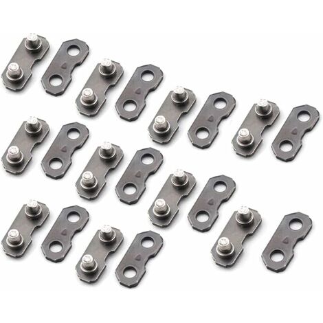 10 pièces Kits de réparation de chaîne de tronçonneuse pour 3/8-LP Master Link Sangles 10 pièces Kits de réparation de chaîne de tronçonneuse pour 3/8-LP Master Link Sangles