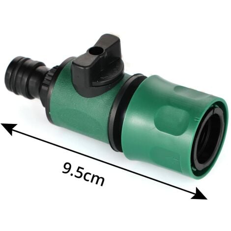 Connecteur rapide ABS pour tuyau d'eau de jardin, adaptateur de  raccordement de tube de 1/2 pouces, ensemble d'extension de Joint pour  tuyau de 16mm