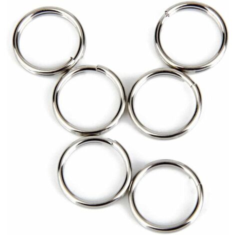 Lot De 200 Anneaux Porte-clés Rétro En Bronze - Anneaux Brisés Plats - Pour DIY, Fabrication Bijoux, Clés