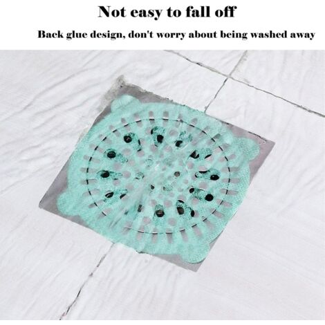 4 Pièces Attrape Cheveux Douche, Sattrape Cheveux Douche En Silicone, Square Attrape Cheveux Baignoire Reusable Pour Shower Rooms 97635576