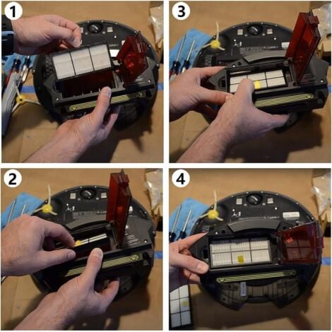 Pièces Accessoires Pour IRobot Roomba 800 805 860 861 865 866 870 871 876 880 885 886 890 895 896 900 960 966 980 Remplacant Filtres Et Brosses Kit Pour Aspirateur Robot 11in1 85224719