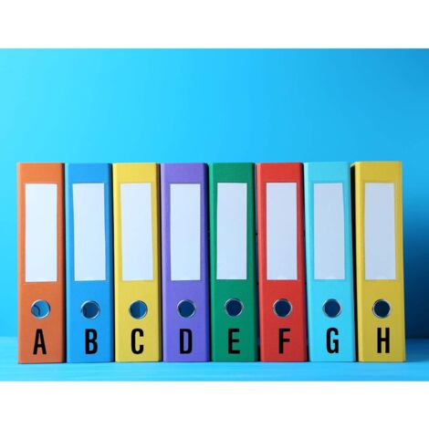 Lot De 5 Feuilles D'autocollants Pour Numéros De Boîte Aux