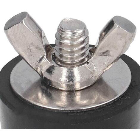 Lot 2 Bouchons D'Hivernage Piscine 25 Mm – Bouchons Caoutchouc Expansion Avec Boulons Métal – Protection Gel Canalisations Et Écumeurs