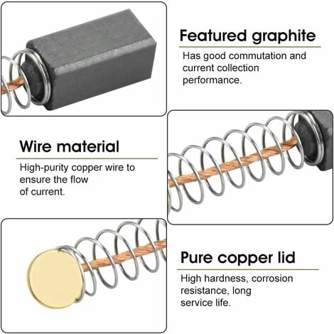 Balai de Charbon Moteur Électrique Outil Pour Perforateur Résistant À Chaud