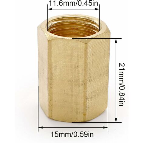 Raccord long 95 mm de forme hexagonal en 1/4 male en entré et sortie de la marque SILAIR main image 0