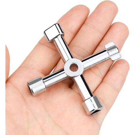 Clé Triangulaire Universelle Multifonction 4 Voies, Clé à