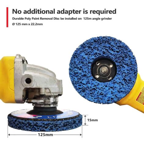 CCYKXA 5 Disques De Nettoyage CSD 115 Mm Pour Meuleuse D'angle En Nylon Pour Liminer La Rouille Les Soudures Liminer La Peinture La Rouille Et Loxydation 68868807