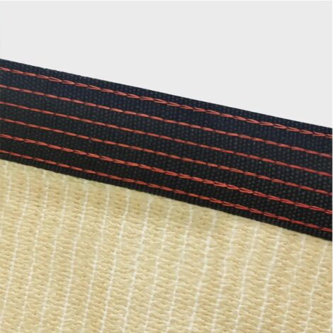 Filet D'ombrage 12 œillets - Protection UV 95% - 2x2m - Jardin, Serre, Voiture - Résistant Aux Intempéries