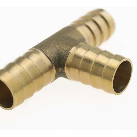 Kit Tuyau Laiton 6mm Avec Raccord En T 3 Voies - Pour Air, Eau, Gaz, Neuf