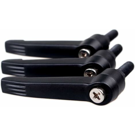 4 Poignées De Serrage Métal M12 Filetage Femelle 95mm - Poignée Levier Réglable Acier Inoxydable Pour Machines