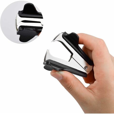 Ôte Agrafe Extracteur D'agrafes Retire Agrafe Rapide Outil Degrafeur Portable Ustensile De Bureau En Metal Pour Enlever Les Agrafes Noir 3 Pieces 96402883
