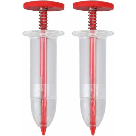 2pcs Distributeur de Graines, Semeur de Graines Portatif - Planter des Graines Facilement, Mini Outil de Semis de Semences pour l'ensemencement Horticole (1/5)