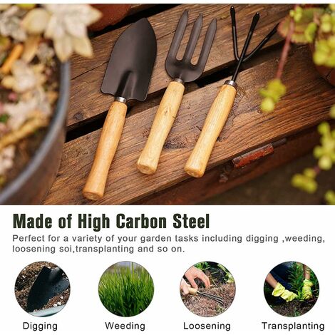 Kits Doutils De Jardinage - 6 Pièces Outils De Jardinage, Kit Jardinage