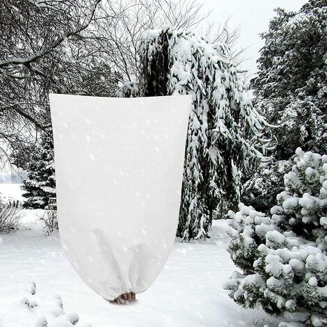 Housse D'hivernage 250x360cm 150g/m² - Zippée Avec Cordon De Serrage - Protection Antigel Réutilisable Pour Plantes VOUNOT® | Leroy Merlin