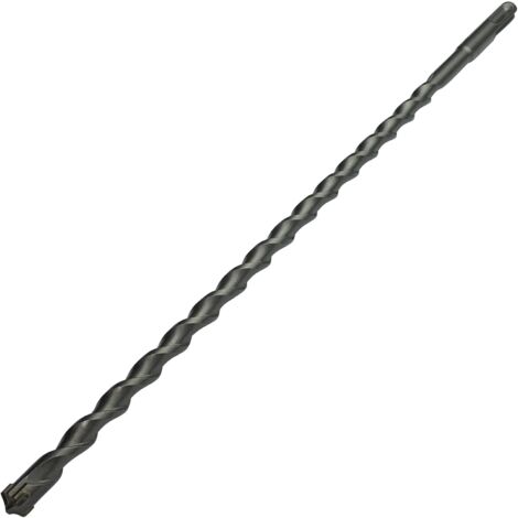 Memkey – Foret à béton SDS PLUS – Mèche 10mm pour perçage béton/brique/pierre – Longueur 350mm – Acier résistant à la corrosion - C49355 (1/4)