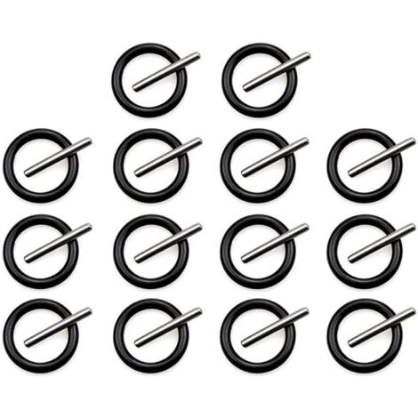 Memkey – Lot de 28 pièces joints et goupilles pour clé à chocs 1/2' – Joints toriques en caoutchouc – Acier inoxydable pour durabilité