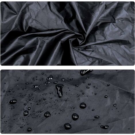 Housse Imperméable Pour Table De Ping-Pong – Bâche Universelle Résistante UV Et Vent 185 X 70 X 165 Cm Noir