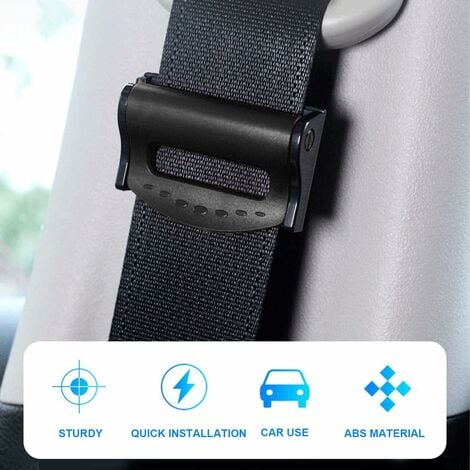 4 pièces Ajusteur ceinture sécurité,pinces voiture Ajusteur ceinture  sécurité voiture,clip ceinture Clips ceinture sécurité