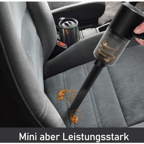 Aspirateur à main sans fil - Mini aspirateur de voiture léger sans fil - Aspirateur à main humide et sec avec lumière LED