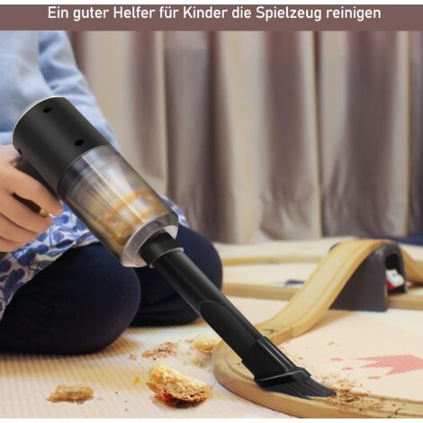 Aspirateur à main sans fil - Mini aspirateur de voiture léger sans fil - Aspirateur à main humide et sec avec lumière LED