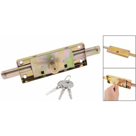 Entrepôt 23 cm Longueur Hardware Pièces en métal Centre volet roulant serrure de porte
