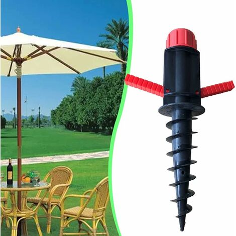 Pied D'Ancrage Pour Parasol Silverline - 450 Mm, Polypropylène
