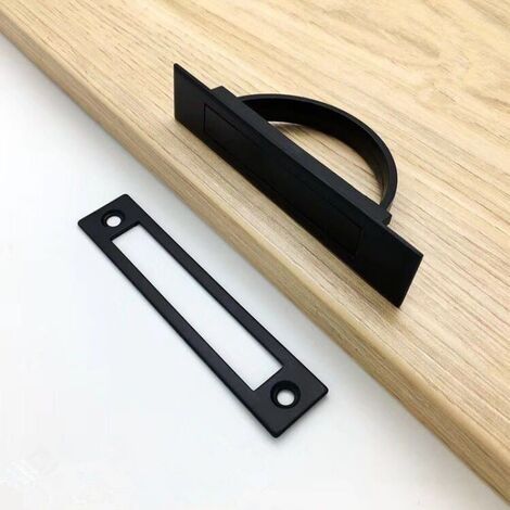 LEZED Poignées de Porte Coulissantes Encastrées Rondes Porte Tiroir
