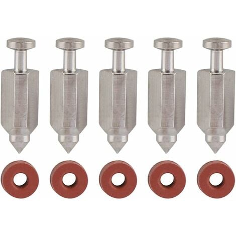 5pcs carb carburateur Aiguille siège Joint réparation kit de Remplacement pour Briggs & Stratton 398188