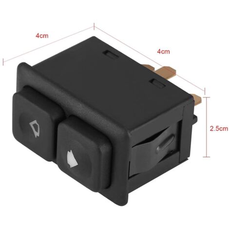 Interrupteur à Bascule Lève-vitre Électrique 12V 20A Universel Pour Voiture - Auto
