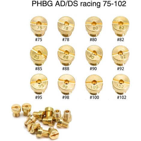 2EXTREME Jeu De Gicleurs (10 Pièces) M5 / 5mm 80-125