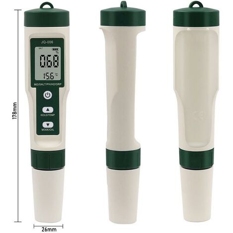 Analyseur Eau Piscine PH Metre Piscine Electronique | Précision ± 0,03 PH | Automatique De La Testeur Ph Piscine