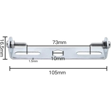 [4 pièces] Support de Fixation pour Plafonnier 105mm Luminaire Suspendu Accessoires Lustre de Plafond Plafonnier Plaque de Base Plaques de Lampe de Plafond Supports de Plaque et Accessoires