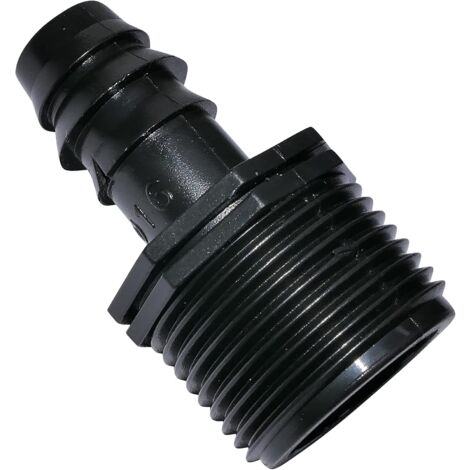 Lot De 5 Raccords Femelles Cannelés 16 Mm X 3/4'' – Pour Système Goutte à Goutte, Irrigation – Connexion Tuyau Principal