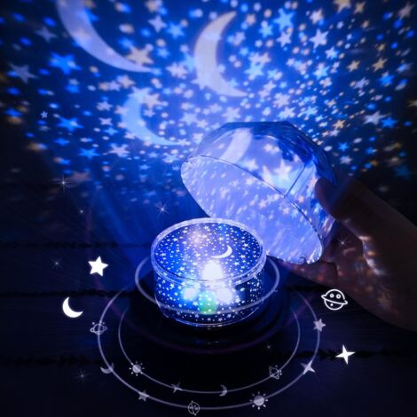 Attrape-rêves Lune Avec Lumières LED JZK - Déco Murale Violette Et Noire Avec Plumes | Pour Chambre Fille, Baby Shower, Cadeau Anniversaire