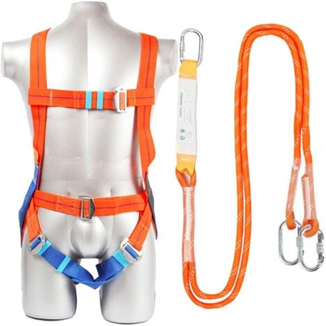Kit Harnais De Sécurité Antichute, Harnais De Sécurité Antichute, Protection Antichute De Travail Haute Altitude, Kit Protection Anti Chute, pour Escalade, Travail en Hauteur Etc