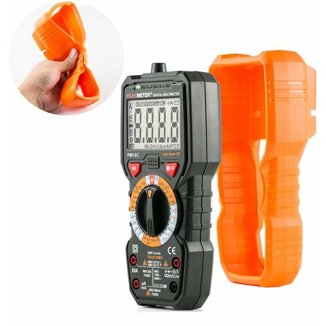Multimtre Numrique PM18C AC DC Testeur Electrique Digital Automatique  Non-Contact Voltmtre Ampremtre Ohmmtre Dtecteur de tension Maintien  avec Rtroclairage Ecran