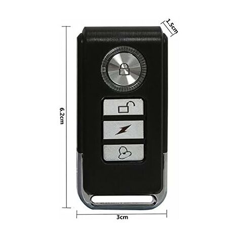 Système D'alarme De Voiture 113 DB - Alarme Antivol IP66 - Étanche - Capteur De Vibrations - Télécommande Sans Fil - Dispositif Antivol Pour Vélo électrique, Moto, Scooter, Conduite En Plein Air Et