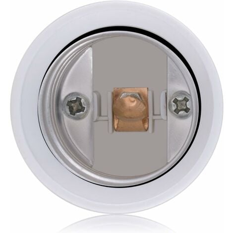 4x adaptateur de douille - Convertisseur douilles B22 vers E27 - Adaptateur de support de lampe culot baïonnette pour ampoule LED halogène