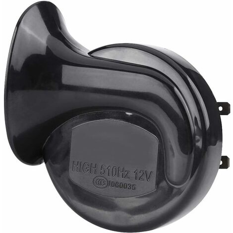 Klaxon Escargot à Air,Haute Parleur 12V Corne d'Air d'Escargot Sirène Universel imperméable 110dB 510HZ Fort Formé Klaxon d'Air Electrique pour Moto Camion Voiture