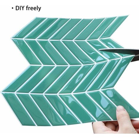 Sticker Mural Carrelage Adhésif Cuisine Salle De Bain - 30 STICKERS CARREAUX DE CIMENT AZULEJOS Appietto 30stickers10x10cm 86806423