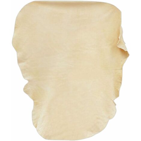 Memkey – Chamois naturel 90x60cm – Cuir de mouton super absorbant – Nettoyage auto et moto sans rayures – Réutilisable et lavable