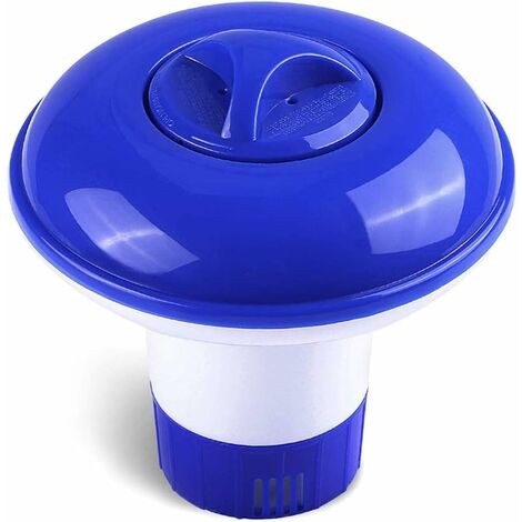 Distributeur Flottant, 5 inch Distributeur de Chlore Distributeur Flottant de Chlore Flotteur Chlore Piscine pour Piscine, Parc Aquatique, Spa (1 pièce) (1/5)